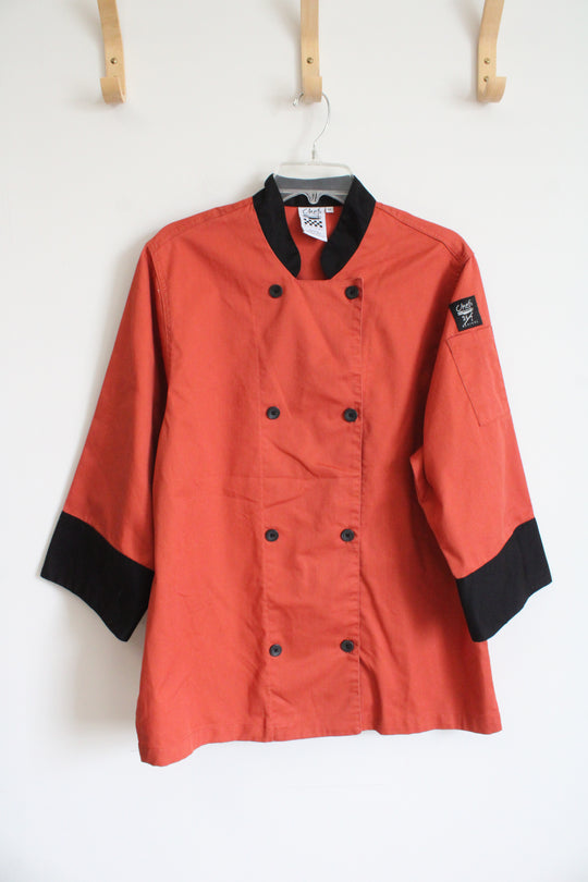 Chef Revival Tomato Red 3/4 Sleeve Chef Jacket | M