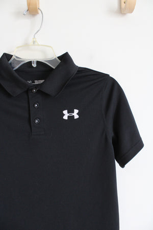 Under Armour Black Polo Shirt | Youth XL