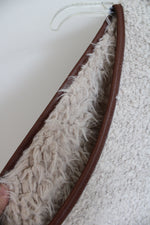Love Tree Sherpa Fuzzy Wool Blend Tan Vest | S