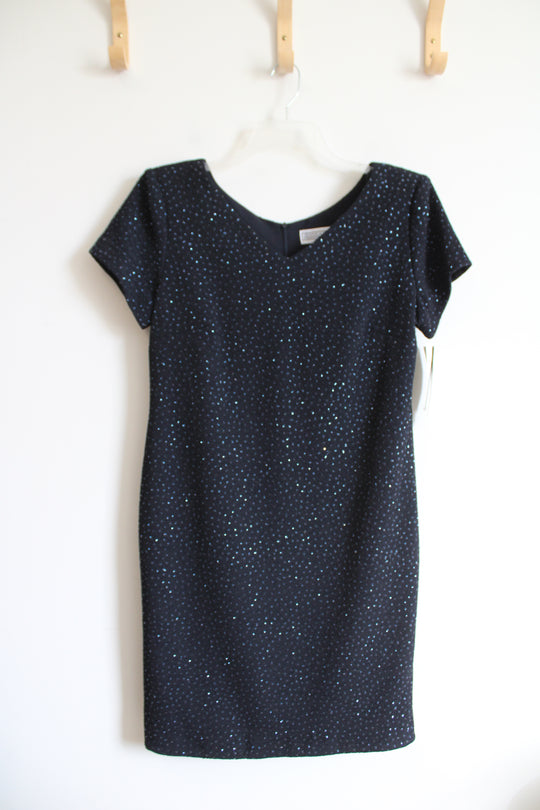 NEW Jessica Howard Navy Sequined Dress | 14
