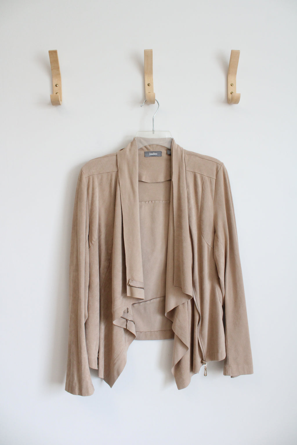 Neiman Marcus Tan Suede Jacket | L