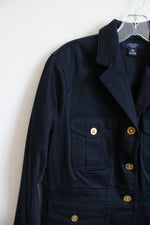 Chaps Blue Cotton Jacket | P L