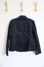 Chaps Blue Cotton Jacket | P L