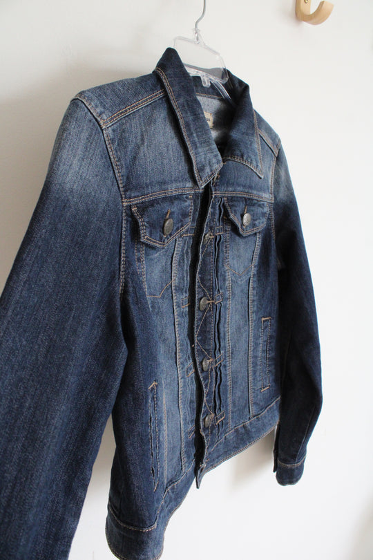 Earl Jean Dark Wash Jean Jacket | S