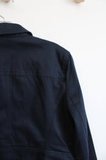 Chaps Blue Cotton Jacket | P L