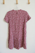 NEW LOFT Pink & White Floral Shift Dress | 0 Petite
