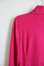 Danskin Now Pink Polyester Zipper Jacket | L