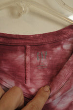 Gap Pink Tie-dye Long Sleeve Shirt | S