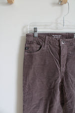Anthropologie Slim Straight The Stevie Ankle Brown Corduroy Pants | 28R