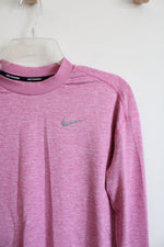 Nike Red Athletic Long-Sleeve Top | XS