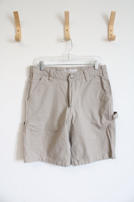 Carhartt Relaxed Fit Tan Carpenter Shorts | 32X11