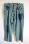 NEW FUBU Vintage Patchwork Embroidered Jeans | 48X34
