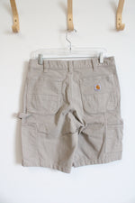 Carhartt Relaxed Fit Tan Carpenter Shorts | 32X11
