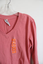 RBX Peach Cotton Long-Sleeved Top | M
