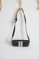 Micahel Kors Gray Black Monogram Belt Bag | L/XL