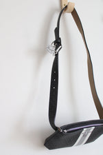 Micahel Kors Gray Black Monogram Belt Bag | L/XL