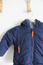 Rothschild Navy & Gray Layered Coat | 12 MO