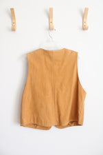 Vintage Willis & Geiger Outfitters Leather Vest | M