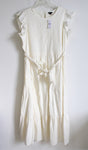 NEW Ann Taylor Cream Ruffle Tiered Dress | XL