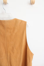 Vintage Willis & Geiger Outfitters Leather Vest | M