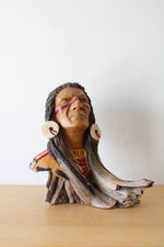 Mill Creek Studios Distant Thunder Stephen Herrero Native American Bust