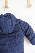 Rothschild Navy & Gray Layered Coat | 12 MO