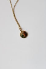 "J" Initial Gold Coated Sterling Silver Necklace