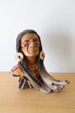 Mill Creek Studios Distant Thunder Stephen Herrero Native American Bust