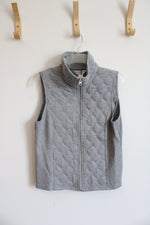 Christopher & Banks Gray Sleeveless Vest | PS