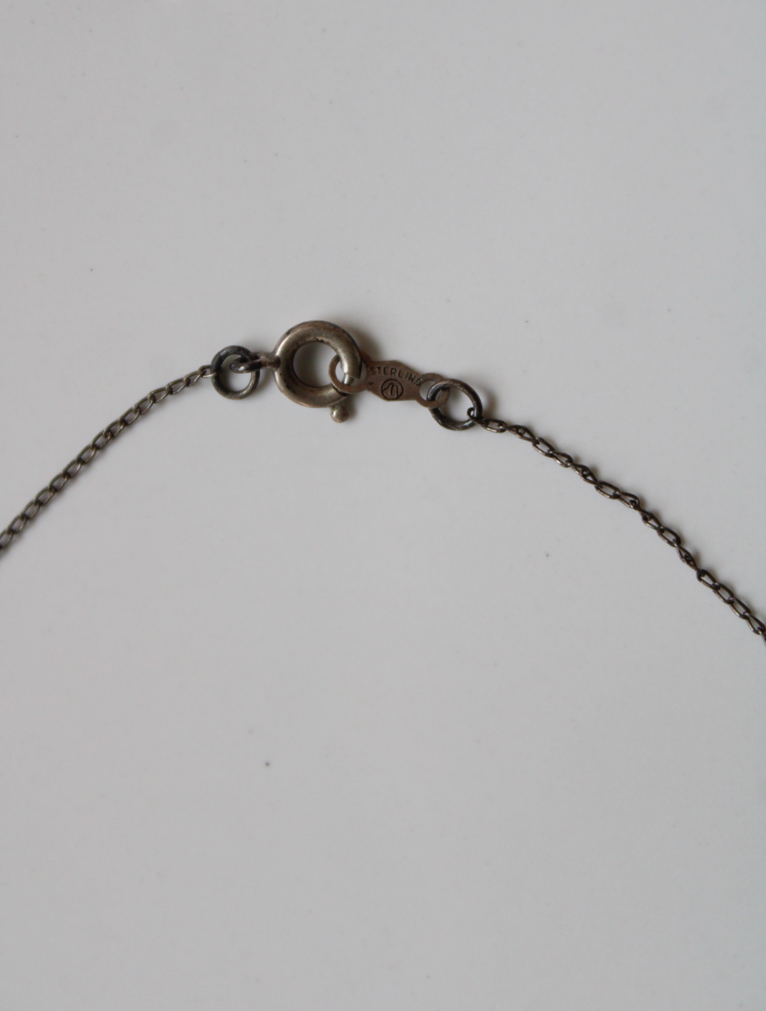 Sterling Silver Cross Twist Pendant Necklace