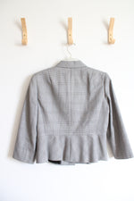 Tahari ASL Black & White Houndstooth Blazer | 8P