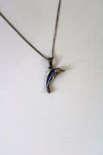 Dolphin Pendant Sterling Silver Necklace