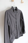 Old Navy Gray Fleece Jacket | Youth XL (14/16)