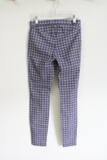 Primark Blue Patterned Stretch High Rise Skinny Pant | 4