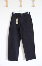 NEW Dockers Black High Straight Ankle Weekend Chino Pants | 26