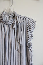 Ann Taylor Loft Striped Blouse | S