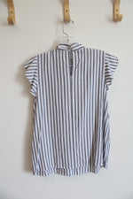 Ann Taylor Loft Striped Blouse | S