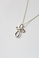 Cross Pendant Sterling Silver Necklace