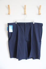 NEW Haggar Cool 18 Pro Navy Shorts | 46W