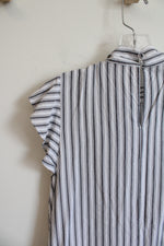 Ann Taylor Loft Striped Blouse | S