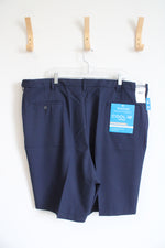 NEW Haggar Cool 18 Pro Navy Shorts | 46W