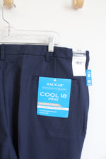 NEW Haggar Cool 18 Pro Navy Shorts | 46W