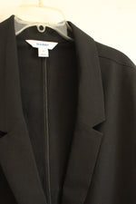 Old Navy Black Front Button Blazer with Pockets | 4XL