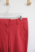 NEW LOFT Marisa Skinny Orange Capri Pants | 8 Petite