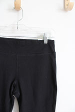 NEW Old Navy Mid Rise Crop Balance Black Leggings | Youth XL (14/16)