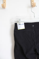 NEW Old Navy Mid Rise Crop Balance Black Leggings | Youth XL (14/16)