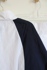 Sergio Tacchini White And Blue Nylon Jacket and Running Pants | XL