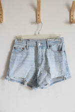 NEW American Eagle Light Wash Relaxed Jean Shorts| 00