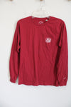 Temple League Kids Red Long Sleeved Pocket shirt | Youth XL (14/16)
