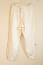 Adidas White Cardinals Jogger Pants with Black Details | M
